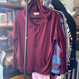 PINK REPUBLIC lightweight hoodie